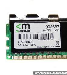 Mushkin XP3-15000 8-9-8-20 3x2GB Review