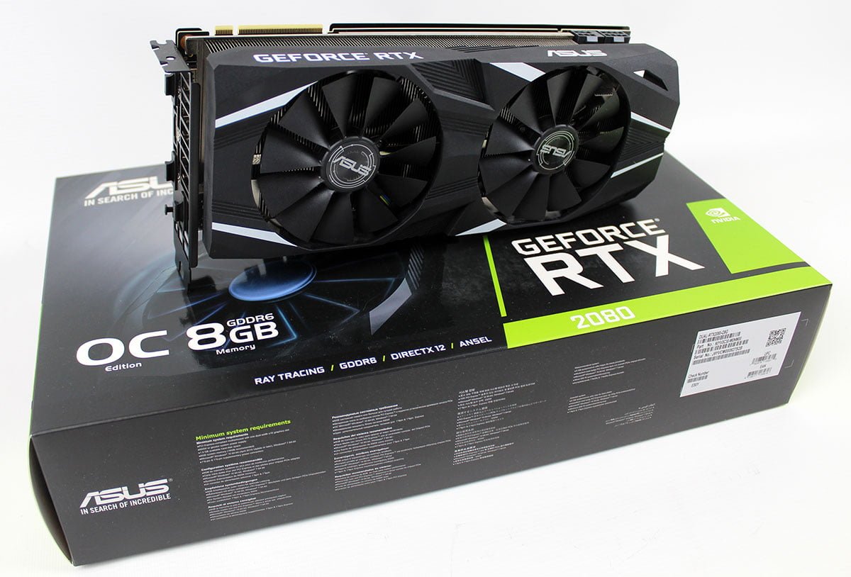 Asus RTX 2080 DUAL OC Graphics Card –